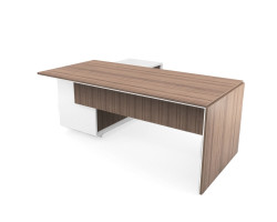 Стол с тумбой (3 ящика) без блока розеток R 192x167x76,3