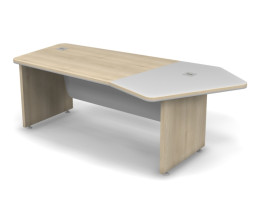 Стол письменный правый 227,1x109,6x76,2